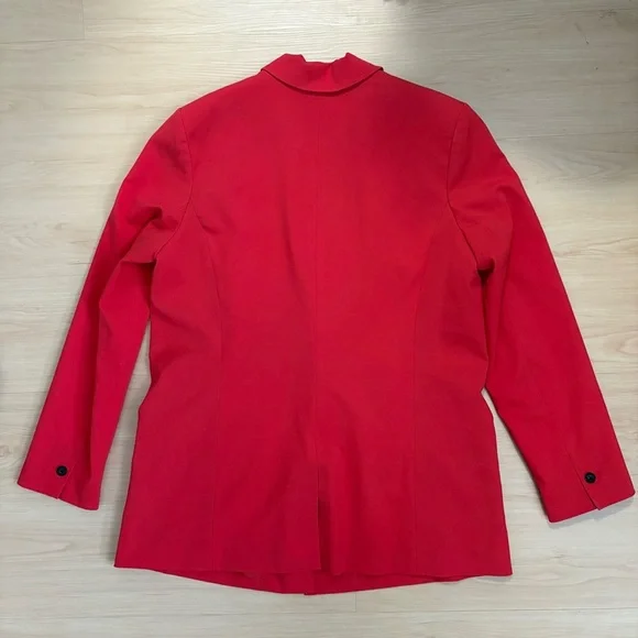 Reitmans Red Blazer Women’s Tailored Career Work Jacket Women’s 14 - Picture 11 of 15